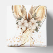 Elegante Boho Western Cowboy Bruiloftsfeest Bedankdoosjes (Bovenkant)