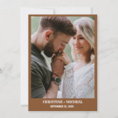 Elegante Boho Westerne Cowboy Engagement Party Kaart (Achterkant)