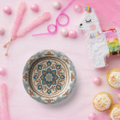 Elegante Boho wilde bloem Bloemmotief Keramische H Papieren Kommen (Feest)