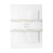 Elegante Boho wilde bloemen bruiloft Uitnodigingen Wikkel (Voorkant Voorbeeld)