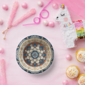 Elegante Boho-wildebloem Bloempatroon Keramische H Papieren Kommen (Feest)