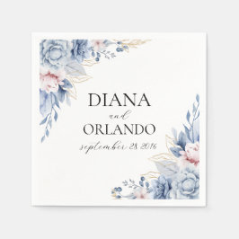 Elegante Boho Wildflower Servet