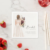 Elegante Boho witte trouwjurk Bruidsdouche  Servet (Insitu)