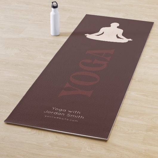 Elegante Boho Yoga Instructeur Promotie Yogamat (In situ)