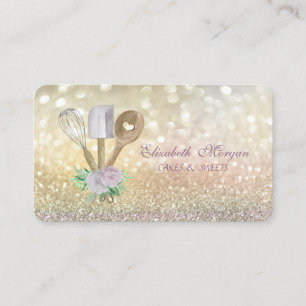 Elegante Bokeh Deegroller Garde Bakery Bedrijf Ca Visitekaartje
