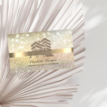 Elegante Bokeh Gouden Glitter Huis Dak