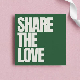 Elegante Bold Green Beige Witte Salon Aanbevelingskaartje