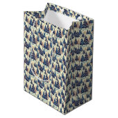 Elegante Bomen Medium Cadeauzakje (Voorkant Gekanteld)