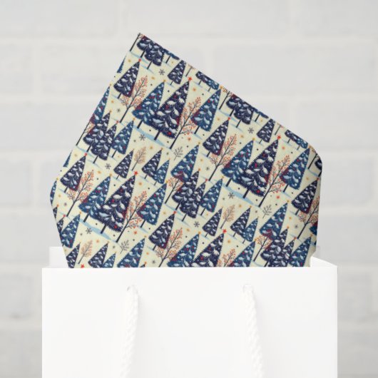 Elegante Bomen Tissuepapier (Cadeauzakje)