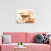 Elegante Bongo Antilope Canvas Kunst (Insitu (Woonkamer))