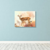 Elegante Bongo Antilope Canvas Kunst (Insitu (Houten vloer))
