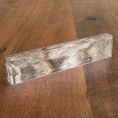 Elegante bonttextuur naambordje (Zijkant)