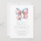 Elegante Boog Baby Shower Kaart (Voorkant)