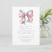 Elegante Boog Baby Shower Kaart (Staand voorkant)