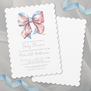 Elegante Boog Baby Shower Kaart