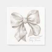 Elegante Boog Baby Shower Servet (Voorkant)