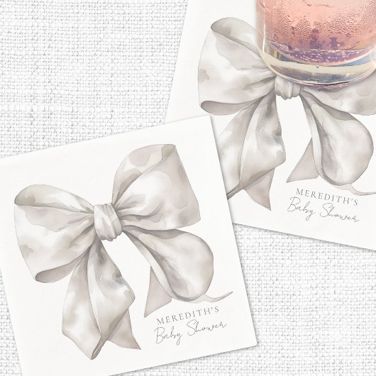 Elegante Boog Baby Shower Servet