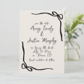 Elegante boog Bewaar de datum Kaart (Staand voorkant)