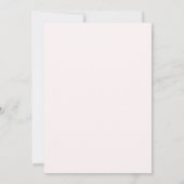Elegante Boog Bloemige Roze Bruiloft Feest Kaart (Achterkant)