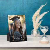 Elegante boog classic afstuderen foto afstuderen fotoplaat (Zijkant)