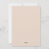 Elegante Boog Foto Beige Kerstkaart (Achterkant)