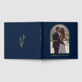Elegante boog foto typografie bruiloft gastenboek (Volledig)