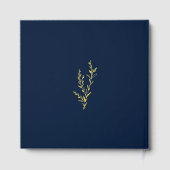 Elegante boog foto typografie bruiloft gastenboek (Achterkant)