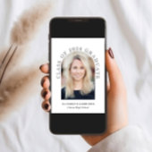 Elegante boog fotoklasse van 2024 Afstuderen Aankondiging