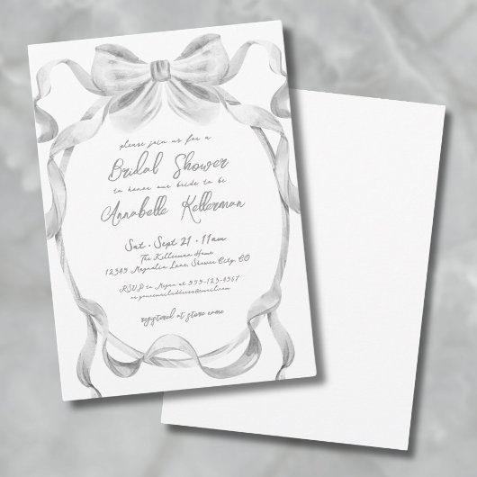 Elegante boog grillig  Vrijgezellenfeest Kaart