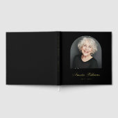 Elegante boog liefdevolle herinnering begrafenis f gastenboek (Volledig)