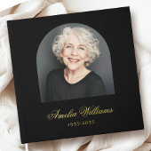 Elegante boog liefdevolle herinnering begrafenis f gastenboek