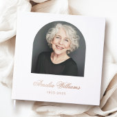 Elegante boog liefdevolle herinnering begrafenis f gastenboek