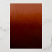 Elegante Boog Moderne Kalligrafie Save the Date Folie Uitnodiging (Achterkant)