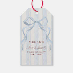Elegante Boog Persoonlijk Afscheid Als Meisje Fees Cadeaulabel