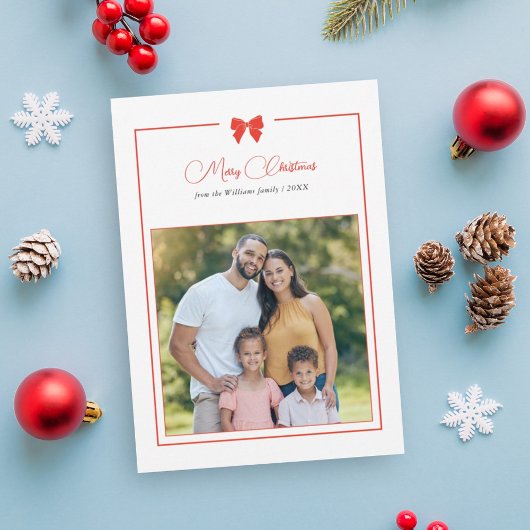 Elegante boog Vrolijk kerstfeest Feestdagenkaart