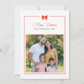 Elegante boog Vrolijk kerstfeest Feestdagenkaart (Voorkant)