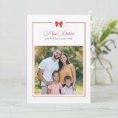 Elegante boog Vrolijk kerstfeest Feestdagenkaart (Staand voorkant)