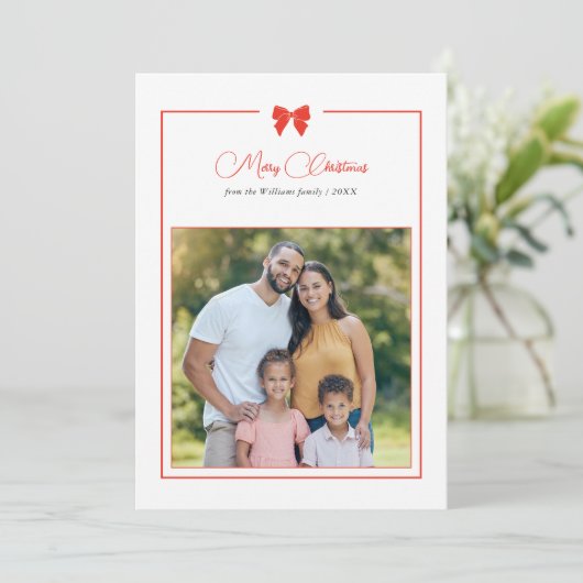 Elegante boog Vrolijk kerstfeest Feestdagenkaart