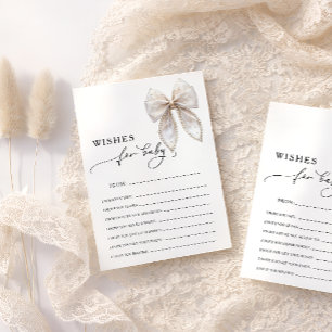Elegante Boog Wensen Voor Baby Advies Spelkaart
