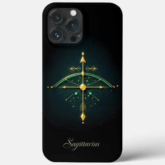 Elegante Boogschutter Bow en Arrow Zodiac Case-Mate iPhone Case (Achterkant)