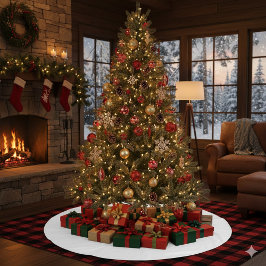 Elegante boomrok voor een gezellige vakantie touch fleece kerstboom rok