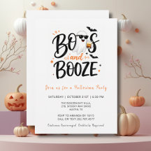 Elegante Boos & Booze Geesten Halloween Feest