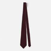 Elegante bordeaux effen stropdas (Voorkant)