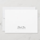 Elegante bordeaux pioenrozen Bruiloft RSVP kaart (Achterkant)