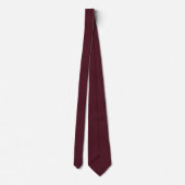 Elegante bordeauxrode microstippen stropdas (Achterkant)