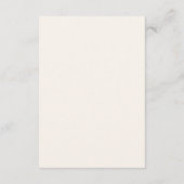 Elegante bordeauxrode trouwinformatie informatiekaartje (Achterkant)