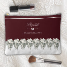 Elegante bordeauxroze herfst bruiloft planner make