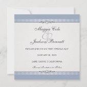 Elegante Border Save The Date (Achterkant)