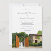 Elegante Borgo Corsignano | Trouwen Kaart (Voorkant)