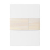 Elegante Borstel Goud & Terracotta Script Bruiloft Uitnodigingen Wikkel (Achterkant Voorbeeld)